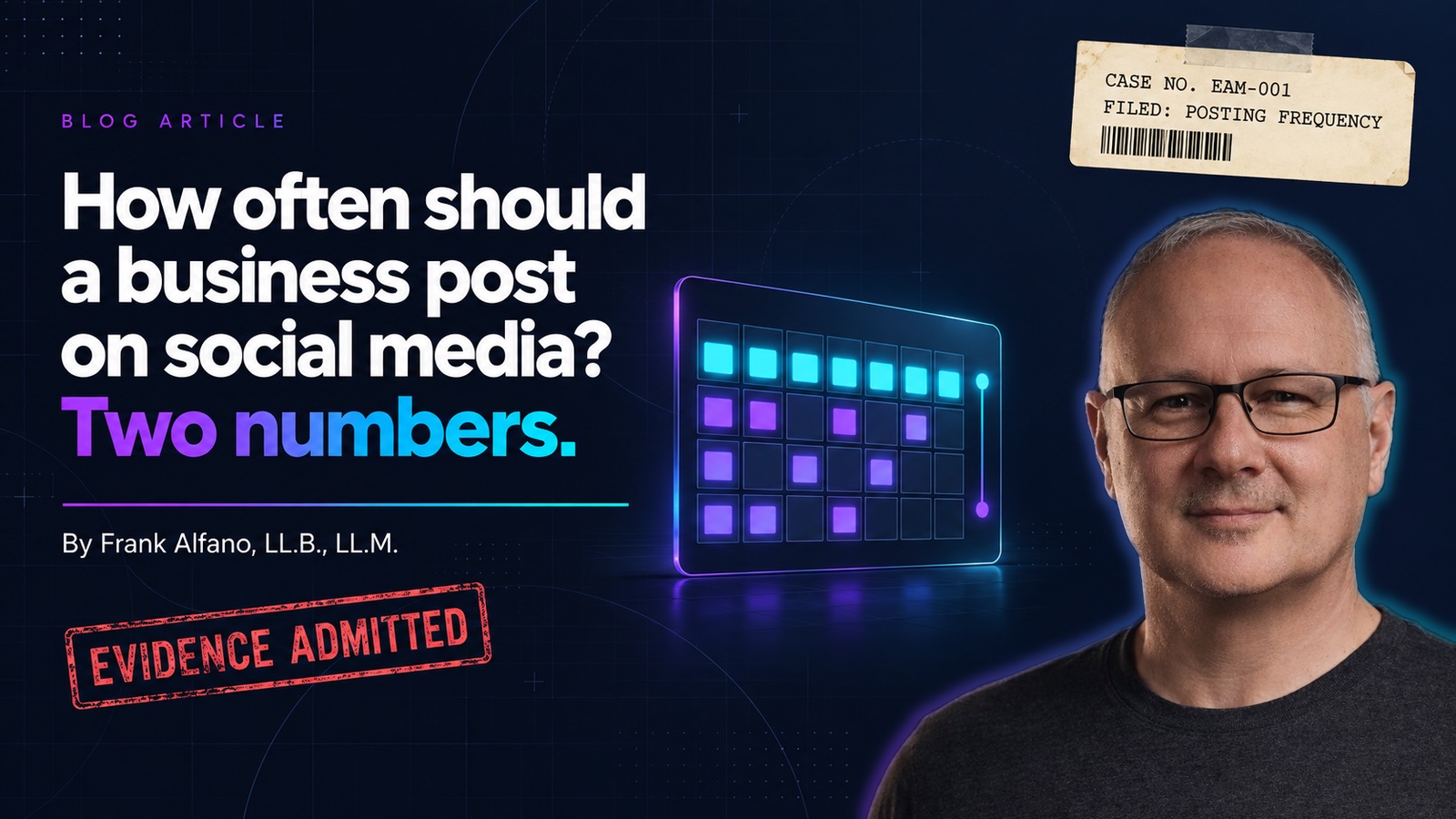 How often should a business post on social media? The honest answer has two numbers.