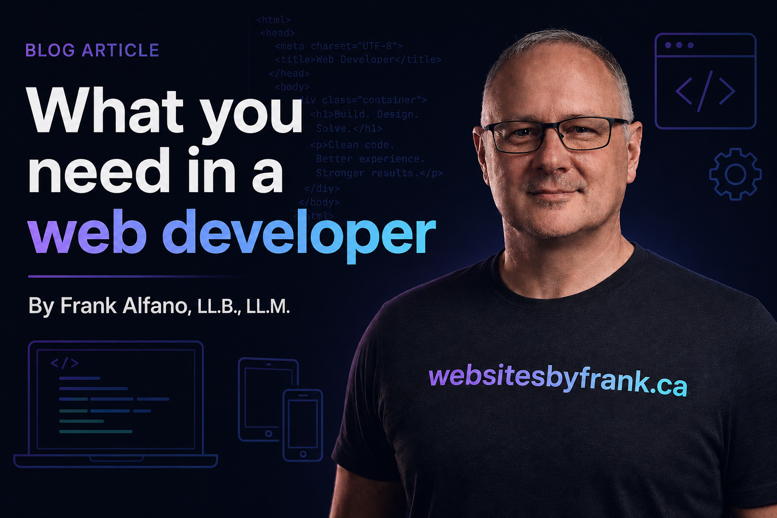 What Regulated Professionals Need in a Web Developer