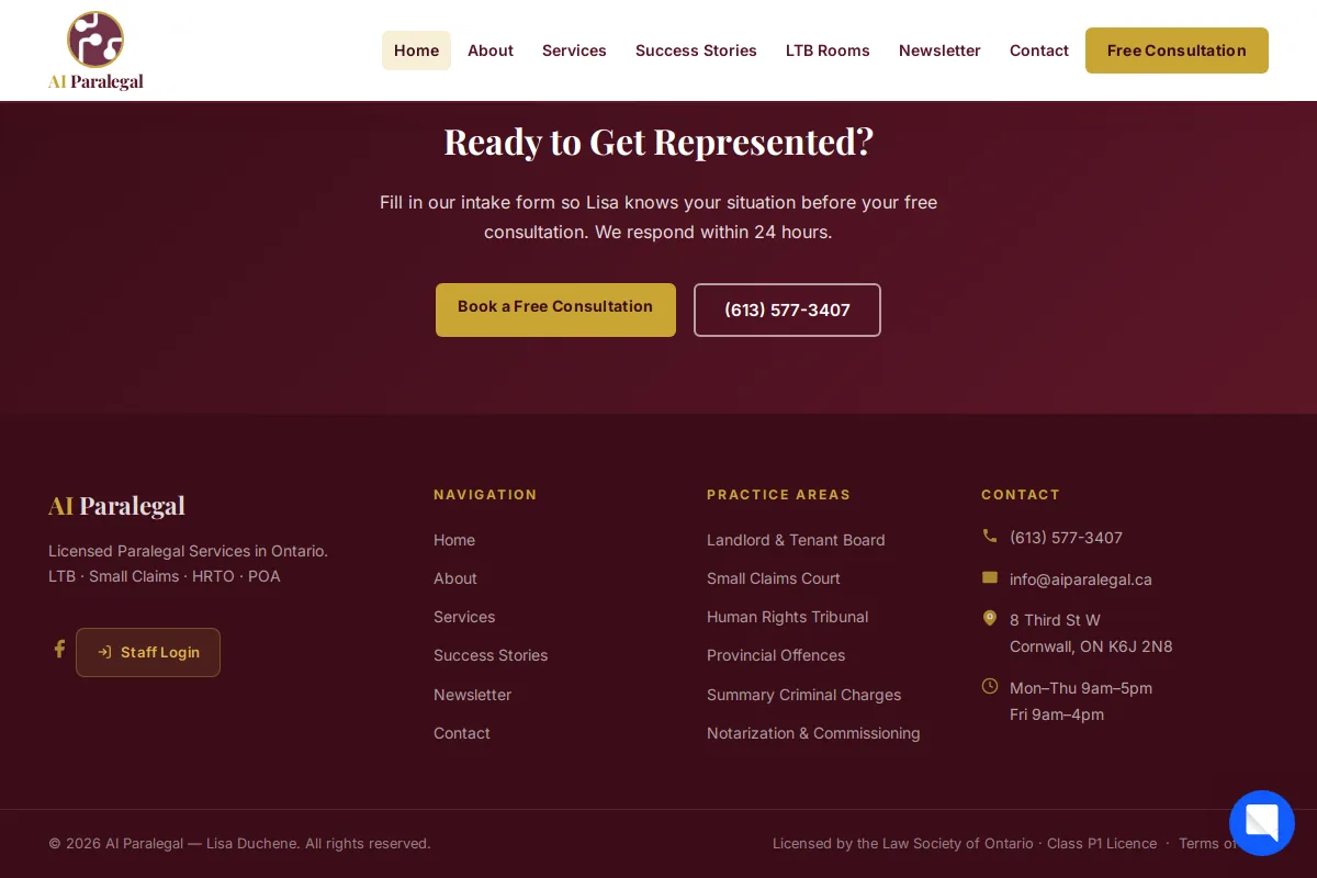 AI Paralegal screenshot