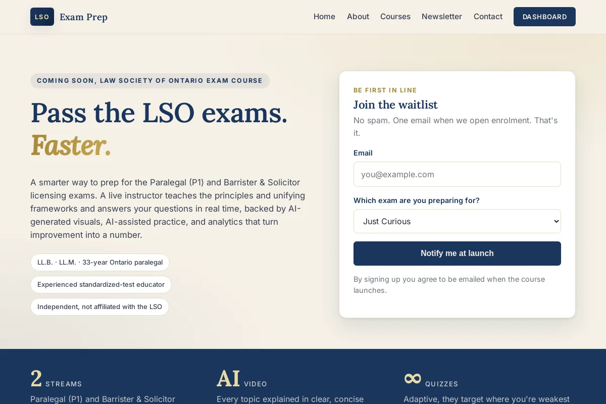 LSO Exam Prep screenshot