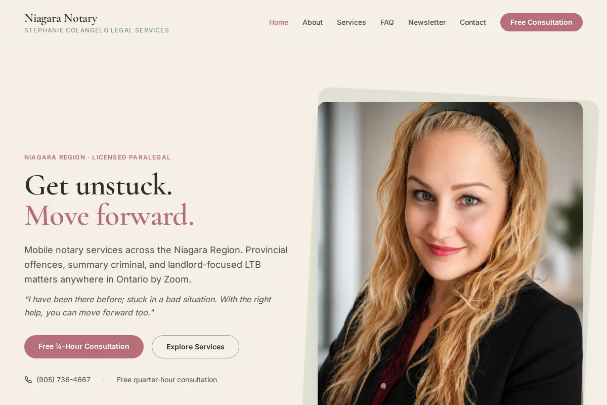 Niagara Notary screenshot