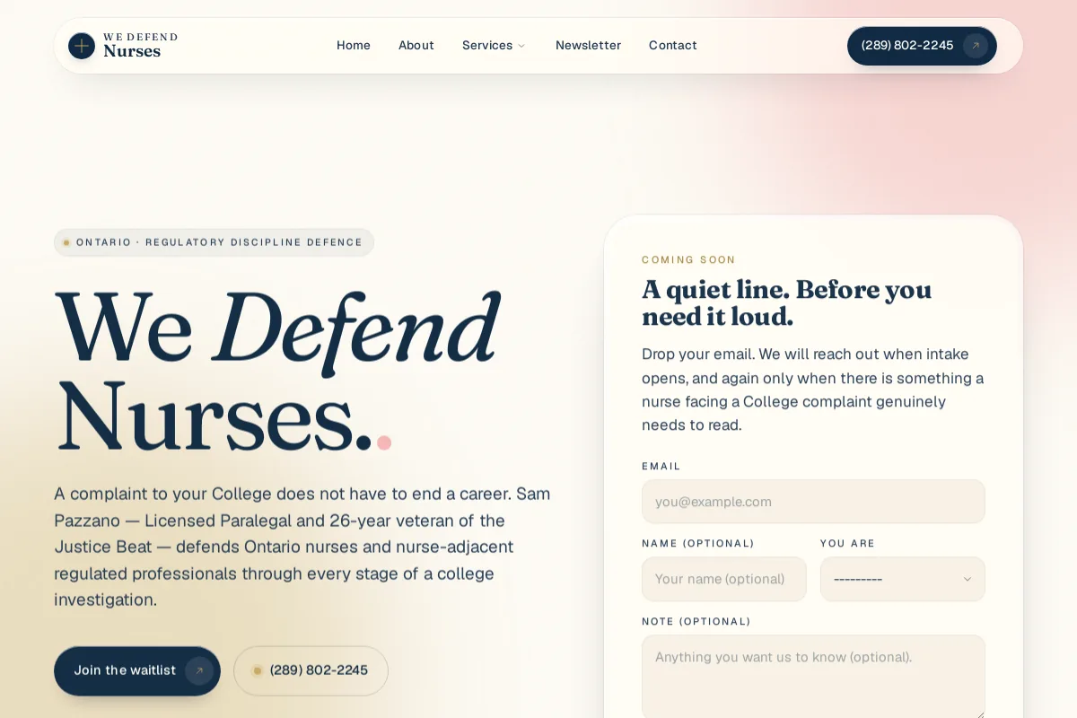 We Defend Nurses screenshot