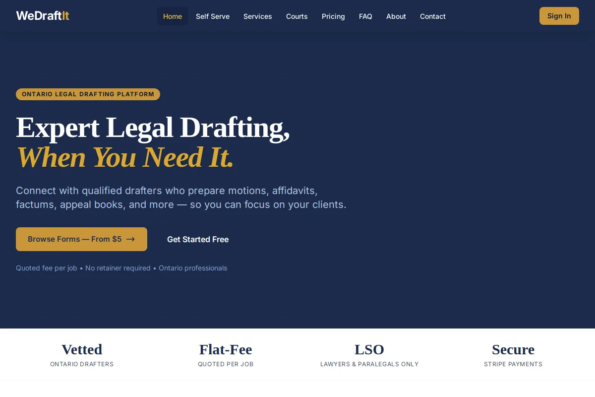 We Draft It screenshot